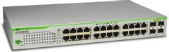 ALLIED TELESIS 24 port 10/100/1000TX WebSmart switch with 4 SFP bays (Eco version)