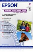 EPSON n Media, Media, Sheet paper, Premium Glossy Photo Paper, Graphic Arts - Photographic Paper, A3, 255 g/m2, 20 Sheets