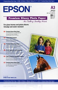 EPSON S041315 Glossy photo paper inkjet 255g/m2 A3 20 sheets 1-pack (C13S041315)