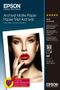 EPSON n Media, Media, Sheet paper, Archival Matte Paper, Graphic Arts - Photographic Paper, Home - Speciality Media, Photo, A4, 210 mm x 297 mm, 189 g/m2, 50 Sheets, Singlepack