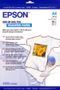 EPSON "stryg på" til t-shirt A4-format, 10 ark. (124g/m2) 