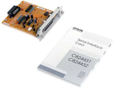 EPSON n SIDM Serial I/F board, no buffer type-B plug-in card RS232D/ 20mA (C12C824432)