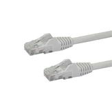 StarTech 10m CAT6 Ethernet Cable, 10 Gigabit Snagless RJ45 650MHz 100W PoE Patch Cord, CAT 6 10GbE UTP Network Cable w/Strain Relief, White, Fluke Tested/ Wiring is UL Certified/ TIA - Category 6 - 24AWG (N6PATC (N6PATC10MWH)