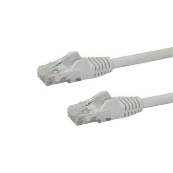 StarTech 10m CAT6 Ethernet Cable, 10 Gigabit Snagless RJ45 650MHz 100W PoE Patch Cord, CAT 6 10GbE UTP Network Cable w/Strain Relief, White, Fluke Tested/ Wiring is UL Certified/ TIA - Category 6 - 24AWG (N6PATC (N6PATC10MWH)