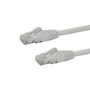 STARTECH 10m White Cat6 / Cat 6 Snagless Patch Cable 10 m - patchkabel - 10 m - hvid