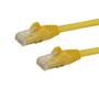 STARTECH StarTech.com 10m CAT6 Ethernet Cable, 10 Gigabit Snagless RJ45 650MHz 100W PoE Patch Cord, CAT 6 10GbE UTP Network Cable w/Strain Relief, Yellow, Fluke Tested/ Wiring is UL Certified/ TIA - Category 6 - (N6PATC10MYL)