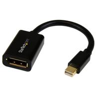 StarTech 6in Mini DisplayPort to DisplayPort Video Cable Adapter (MDP2DPMF6IN) - DisplayPort-kabel - 15.2 cm