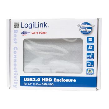 LOGILINK ''Geh. 6.3cm (2,5'''')   USB 3.0/SATA  si (UA0106A $DEL)