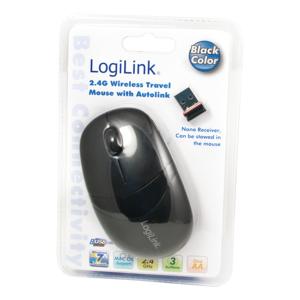 LOGILINK Maus mini Funk 2.4 GHz 1000dpi optisch sc (ID0069 $DEL)