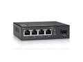 LEVELONE GEU-0521 4 PORT 10/100/1000MBPS SWITCH + 1 SFP SLOT              IN PERP