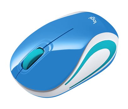 LOGITECH Wireless Mini Mouse M187 blue Unifying compatible (910-002733)