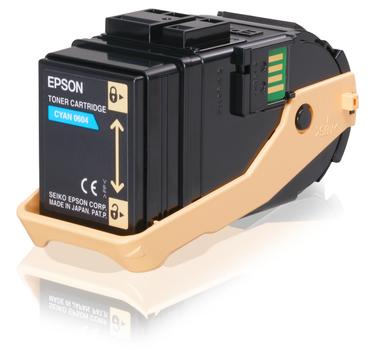 EPSON n Toner, AcuBrite, Toner cyan, 1 x Cyan, Standard, S050604, 7,500 Pages, 0.2 kg (C13S050604)