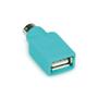 VALUE PS/2 to USB Adapter, Mouse, green