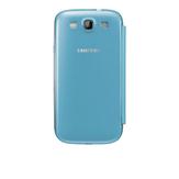 Samsung Flip Cover EFC-1G6F - Lommebok for mobiltelefon - polyuretanlær - lys blå - for Galaxy S III (EFC-1G6FLECSTD)