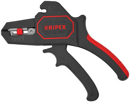 Knipex ComStrip automatisk avisoleringstang 180mm 0.2-6mm² ledere, 6-18mm lengdestopp