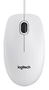 LOGITECH B100 optical USB Mouse for Business WHITE