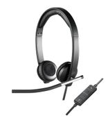 LOGITECH H650e Headset Bedraad Hoofdband Kantoor/callcenter USB Type-A Zwart, Zilver