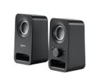 LOGITECH Z150 Black - 2.0 Kanal - Sort ** TILBUD - Førpris kr. 195,00 (980-000814)