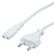 VALUE VALUE Euro Power Cable Type C to C7. White. 1.8m Factory Sealed