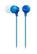 SONY EX SERIES In-Ear, Blue Closed 