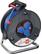 BRENNENSTUHL kabelvinda 3xCEE 7/4, 1xCEE 7/7, IP 44, brytare, 50m,svart