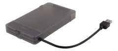 DELTACO 2,5" External HDD/SSD enclosure, USB 3.1 Gen 1, SATA 3.0, UASP