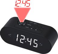 DENVER CRP-717black, Ur, Digital, FM,PLL, LED, 2,29 cm (0.9""), Sort
