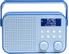 DENVER DAB+/FM radio 2.8" LCD display