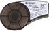BRADY white on Clear 6,4m x 9,53mm