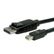 VALUE VALUE DisplayPort Cable DP-MiniDP. M/M. Black 5.0m Factory Sealed