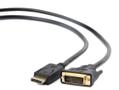 GEMBIRD cable Displayport (M) - > DVI-D (24+1) 3m
