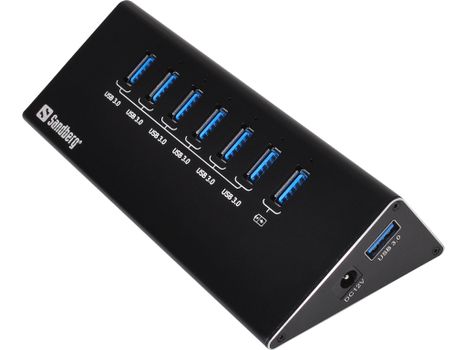 SANDBERG USB 3.0 Hub 6+1 ports (133-82)