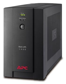 APC Back-UPS 1400VA - UPS - 700 watt - 1400 VA (BX1400U-GR)