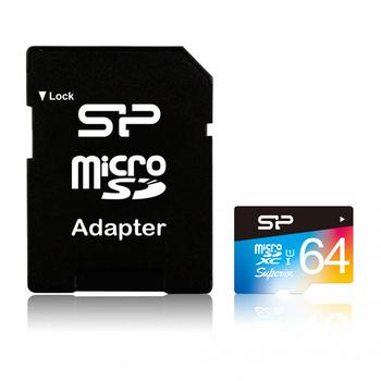 SILICON POWER Superior 64 Gb Microsdxc (SP064GBSTXDU1V20SP)