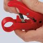 KNIPEX Wire stripping tool for coax and data cable (166006SB)