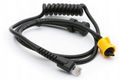 ZEBRA QLn Serial Cable (with strain relief) to LS2208 Scanner