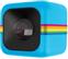 POLAROID CUBE + BLÅ Superkompakt actionkamera. HD 1440p. Sprutsikkert. Bildestabilisering. Wi-Fi.