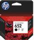 HP 652 - Dye-based sort - original - Ink Advantage - blækpatron - for Deskjet Ink Advantage 2136, Ink Advantage 3636, Ink Advantage 4535, Ink Advantag...