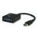 VALUE VALUE USB3.0 to VGA Display Adapter. Black. 15cm Factory Sealed