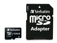 MicroSDXC 128GB Class 10 incl Adapter