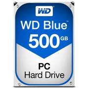 WESTERN DIGITAL WD Blue - Hard drive - 500 GB - internal - 3.5" - SATA 6Gb/s - 5400 rpm - buffer: 64 MB (WD5000AZRZ)