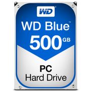 WESTERN DIGITAL WD Blue - Hard drive - 500 GB - internal - 3.5" - SATA 6Gb/s - 5400 rpm - buffer: 64 MB