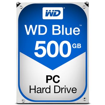 WESTERN DIGITAL WD Blue 500GB SATA 6Gb/s HDD internal 3,5inch serial ATA 32MB cache 7200 RPM RoHS compliant Bulk (WD5000AZLX)