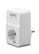 APC SurgeArrest Essential - Surge protector - AC 230 V - output connectors: 1 - Germany - white