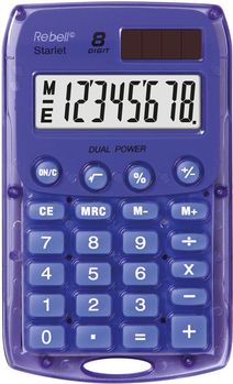 REBELL pocket calculator Starlet violet (RE-STARLETV BX)