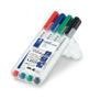 STAEDTLER 341 WP4 LUMOCOLOR WHITEBOARD COMPACT MARKER (SET OF 4 COLORS)