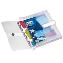 HERLITZ Sammelbox      A4 PP 4.0cm farbl.transp.  m.Gummizug (11206174)
