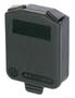 NEUTRIK Hinged cover for D size, IP54, sort