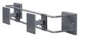 R-GO Tools Steel Double Screen Wall mount adjustable silver IN