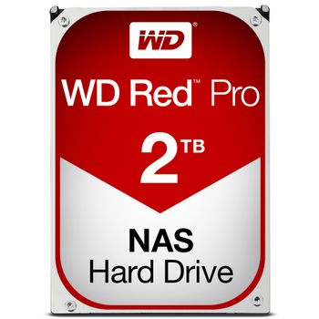 WESTERN DIGITAL WD Red Pro 2TB SATA 6Gb/s 64MB Cache Internal 8.9cm 3.5inch 24x7 7200rpm optimized for SOHO NAS systems 1-24 Bay HDD Bulk (WD2002FFSX)